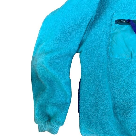 VINTAGE Patagonia Fleece Synchilla Half Zip Sweater XL - Picture 10 of 11
